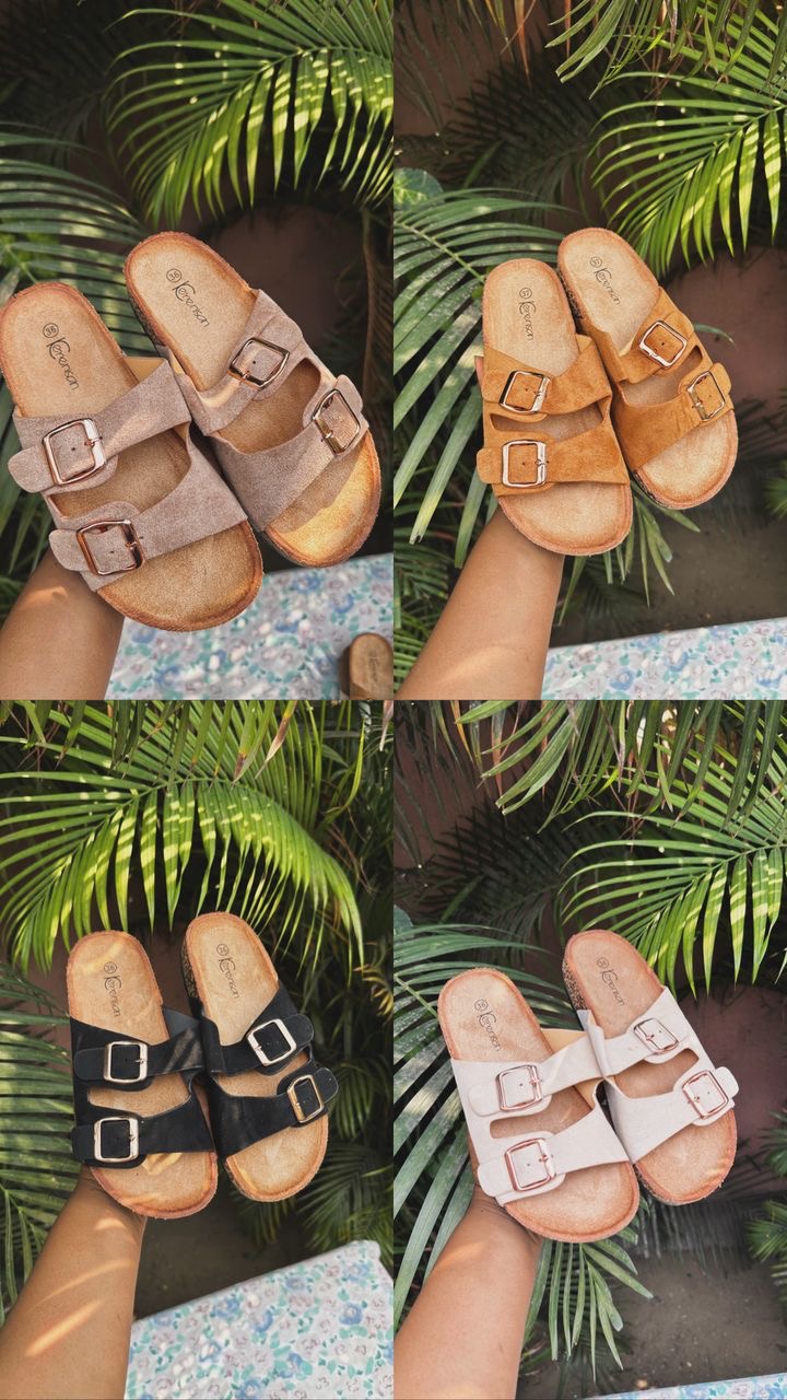 Sandales confort homme â modĂšle Ă  double boucle